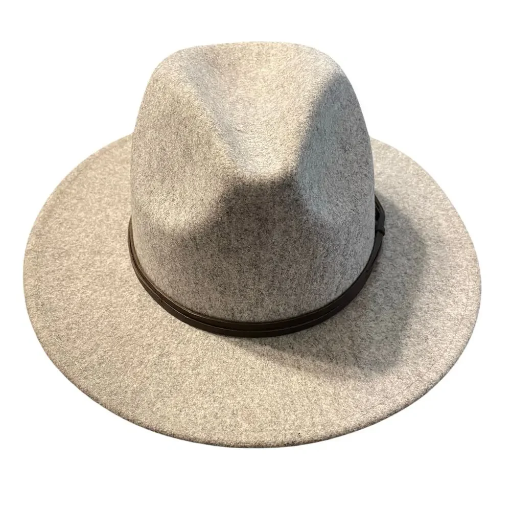 C.C Hitch Knot Trim Vegan Fabric Panama Hat One Size